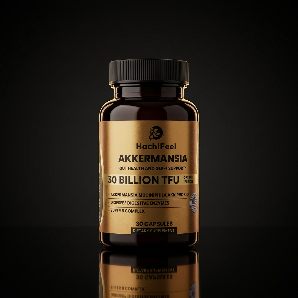 HachiFeel Magnesium Complex – High Absorption Magnesium Glycinate & Malate with L-Theanine, GABA & B Vitamins | 60 Capsules